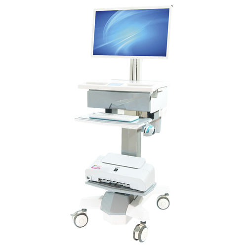 Carrello informatico ad altezza regolabile - AJ1-00 - Fujian Secure Medical Technology
