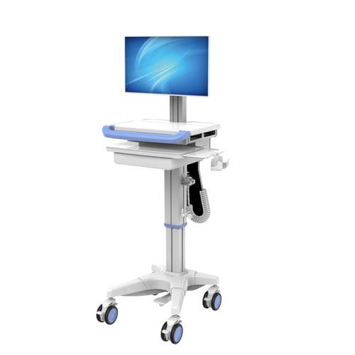 Carrello informatico ad altezza regolabile - PAB-00-3 - Fujian Secure Medical Technology