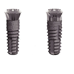 Impianto dentale conico - S-TWFHR series - Novodent - in titanio / ad esagono interno / liscio