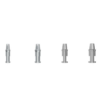 Analogo di impianto dentale in acciaio inossidabile - Solid - Novodent - dritto