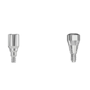 Pilastro dentale per impianto in titanio - S-B series - Novodent - ad ottagono interno / dritto / a vite