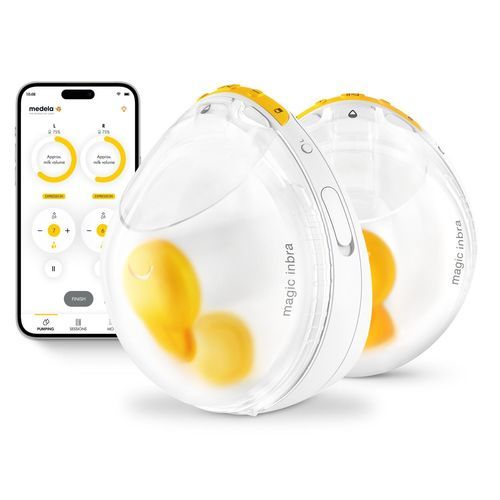 Tiralatte elettrico - Magic InBra™ - MEDELA - con batteria ricaricabile / con kit per allattamento / con doppia pompa