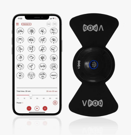Pad elettrostimolatore - VPOD - Massage Therapy Concepts - indossabile / TENS / EMS
