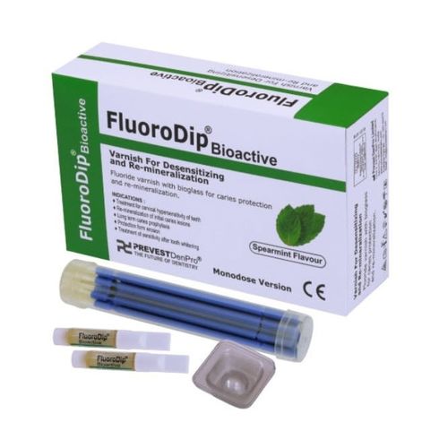 Materiale odontoiatrico di fluoruro - FluoroDip® - PREVEST DENPRO LIMITED - verniciato / per ricostruzione dentale / liquido