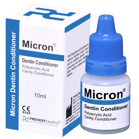 Materiale odontoiatrico acido poliacrilico - Micron® - PREVEST DENPRO LIMITED - per ricostruzione dentale / liquido