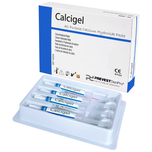 Materiale odontoiatrico in idrossido di calcio - Calcigel - PREVEST DENPRO LIMITED - per ricostruzione dentale / endodontico / solido