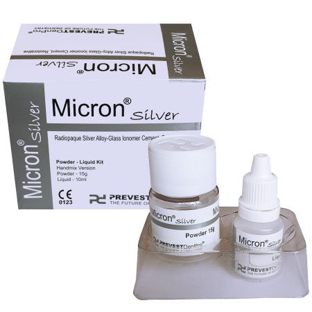 Adesivo dentale per restauro - Micron® Silver - PREVEST DENPRO LIMITED - vetroionomero / ad aderenza chimica / liquido