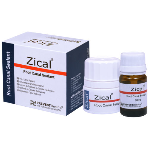 Materiale odontoiatrico per ricostruzione dentale - Zical™ - PREVEST DENPRO LIMITED - per sigillatura canalare / liquido / in polvere