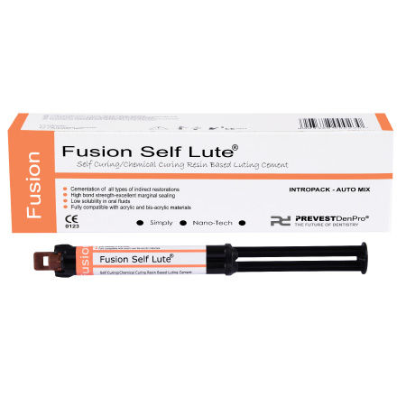 Adesivo dentale per inlay - Fusion Self Lute - PREVEST DENPRO LIMITED - per onlay / per corone dentali / per ponti dentali