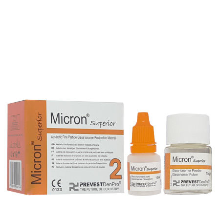 Materiale odontoiatrico vetroionomero - Micron Superior - PREVEST DENPRO LIMITED - per ricostruzione dentale / ortodontico / in polvere