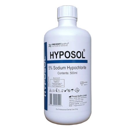 Materiale odontoiatrico ipoclorito di sodio - Hyposol - PREVEST DENPRO LIMITED - endodontico / liquido