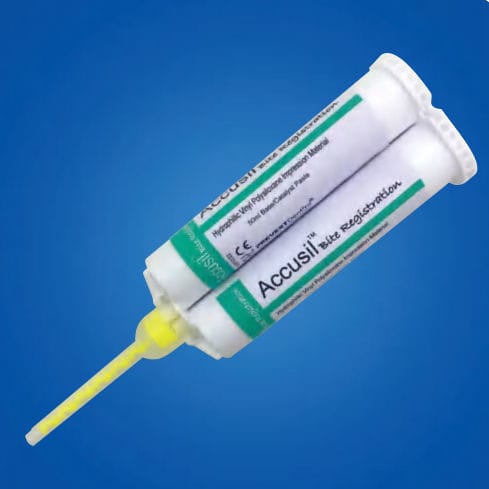 Materiale odontoiatrico in vinile polisilossano - ACCUSIL BITE REGISTRATION - PREVEST DENPRO LIMITED - per ponti dentali / per corone dentali / per sistemi implantari