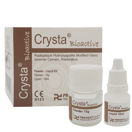 Adesivo dentale per restauro - Crysta® Bioactive - PREVEST DENPRO LIMITED - endodontico / vetroionomero / ad aderenza chimica