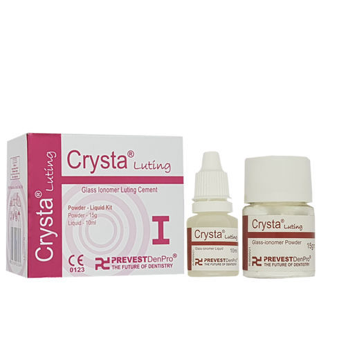 Adesivo dentale per ponti dentali - Crysta® Luting - PREVEST DENPRO LIMITED - per corone dentali / per inlay / per onlay