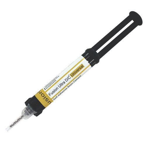 Adesivo dentale per ponti dentali - FUSION ULTRA D/C UNIVERSAL - PREVEST DENPRO LIMITED - per perni monconi / per corone dentali / per inlay