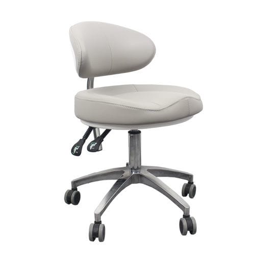Poltrona per chirurgo ad altezza regolabile - JG-B2 - FOSHAN JINGLE MEDICAL EQUIPMENT CO., LTD - mobile / pneumatica / in acciaio inossidabile