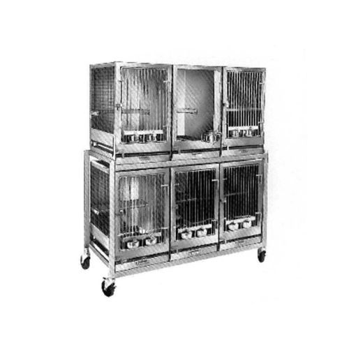 Gabbia per sperimentazione animale per gatti - LAB PRODUCTS - modulare / due ponti