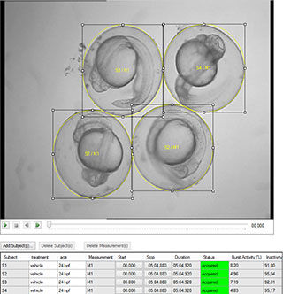 Software da ricerca - Danioscope - Noldus - cardiovascolare / da laboratorio / di misura
