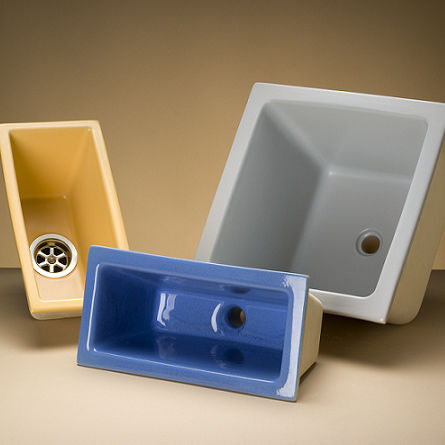 Lavandino in ceramica tecnica - MONOLITE IPERGRES® MEDIUM  - MONOLITE IPERGRES - da laboratorio / medico / per area di igiene