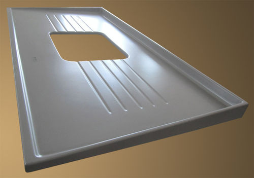 Piano di lavoro da laboratorio - MONOBLOCK - MONOLITE IPERGRES - con lavandino / in ceramica tecnica / modulare