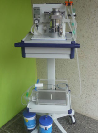 Carrello per anestesia - ITD OC.1785.902 - Rothacher Medical - per farmaci / con cassetti / mobile