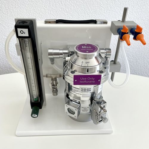 Apparecchiatura per anestesia veterinaria per sperimentazione animale - CV 30-301-A - Rothacher Medical - da tavolo