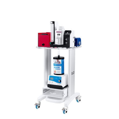 Apparecchiatura per anestesia veterinaria per sperimentazione animale - R510-T  - Rothacher Medical - su carrello