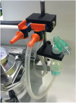 Rampa di infusione a 2 vie - PS-0529-01 - Rothacher Medical - per anestesiologia