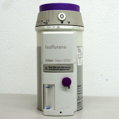 Evaporatore per anestesia veterinaria - 2000 Dräger - Rothacher Medical - isofiurano / sevoflurano