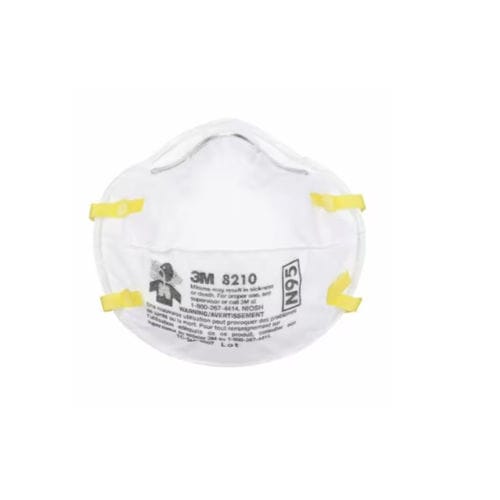 Maschera respiratoria N95 - 8210 - 3M Health Care - scatola da 20 pezzi / monouso