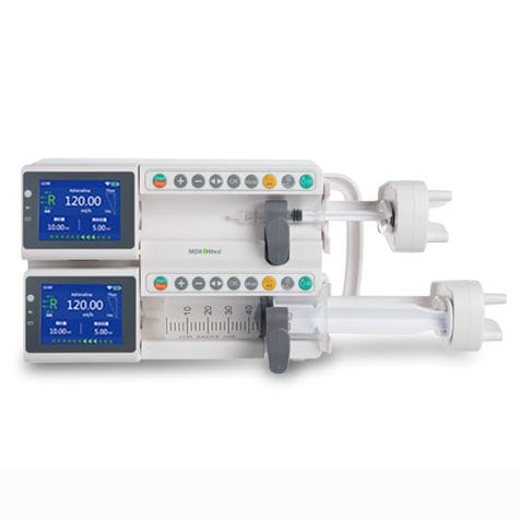 Pompa-siringa a 2 vie - MS32 - Lianying Medical Technology - con touch screen / con connessione wireless