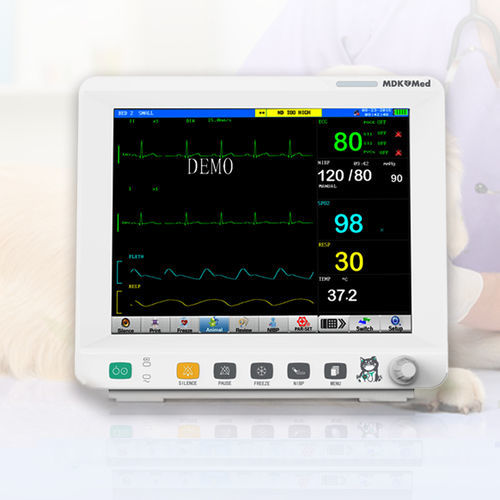 Monitor multiparametrico veterinario - KB12D Vet - Lianying Medical Technology - compatto / ECG / RESP