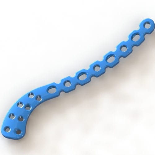 Placca di compressione per clavicola - 1309-0830 - SurgTech - distale / bloccata / in titanio