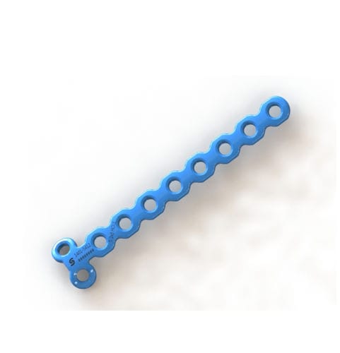 Placca di compressione per mano - 1401-1812 - SurgTech - per piccoli frammenti ossei / bloccata / in titanio
