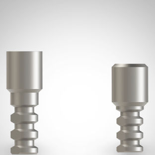 Analogo di impianto dentale in acciaio inossidabile - P-ANL0x series - PRECISE IMPLANT SYSTEMS - dritto