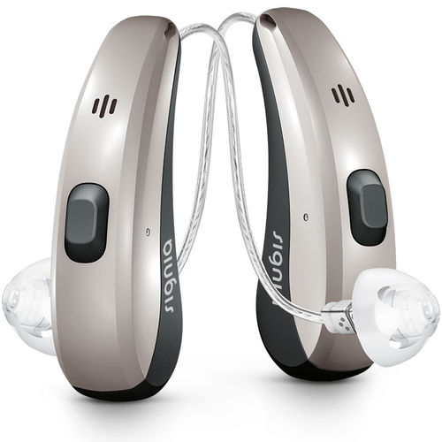 Audioprotesi mini RIC -  CROS Pure Charge&Go Nx - Signia - con controllo remoto