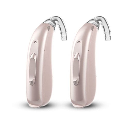 Audioprotesi BTE - B P 7 - Audio-Service - con telecoil / beige / marrone