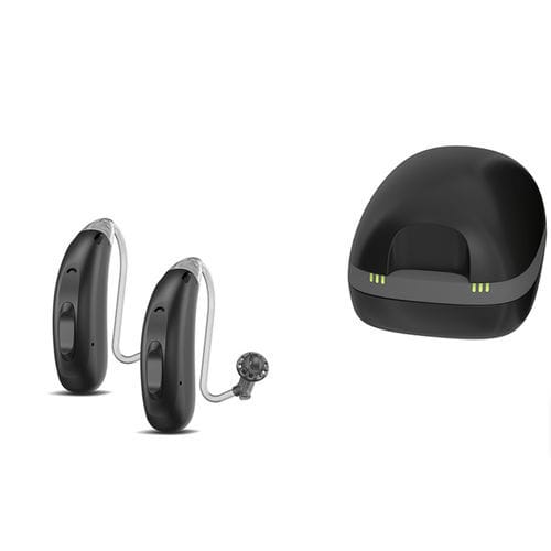 Audioprotesi BTE - DUO Li-Ion G6 - Audio-Service - ricaricabile / con telecoil / beige