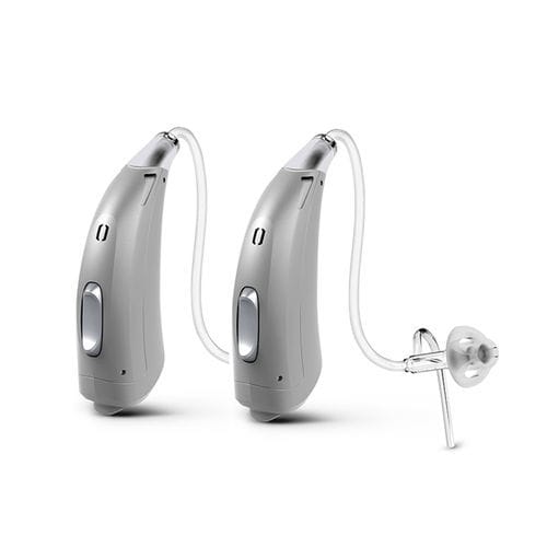 Audioprotesi mini BTE - DUO G4 - Audio-Service - ricaricabile / con telecoil / beige