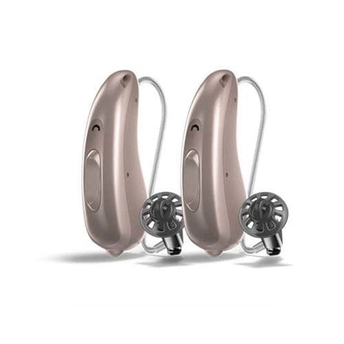 Audioprotesi RIC - R S 7 - Audio-Service - beige / marrone / nera