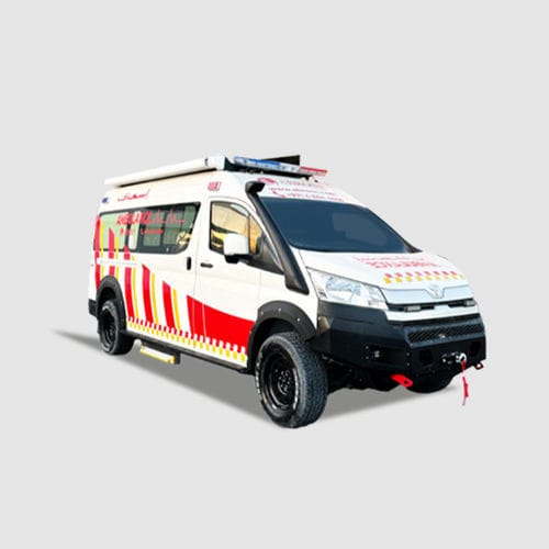 Ambulanza furgone - HiAce High Roof  - Abronn - 4x4 / a 4 barelle / con ossigenoterapia