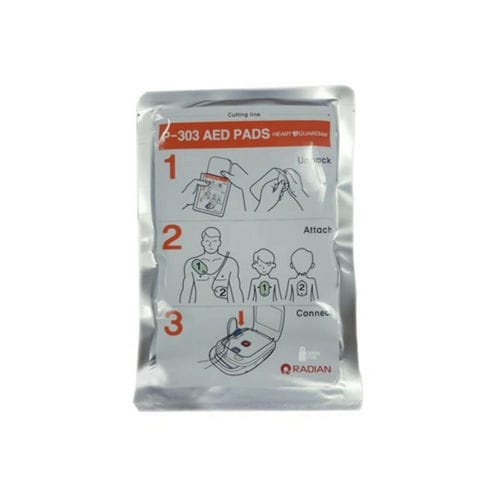 Elettrodo per defibrillazione pad - P-303  - Abronn - di monitoraggio / di petto / monouso