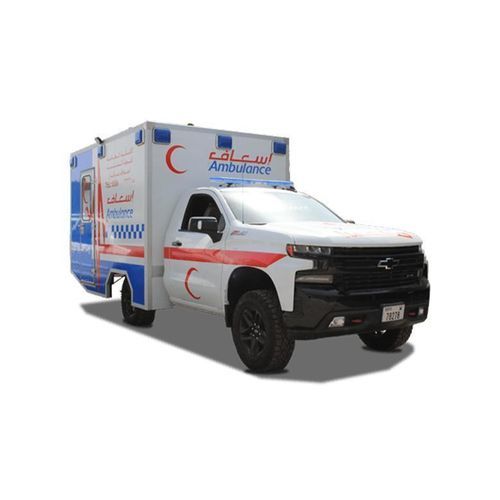 Ambulanza per terapia intensiva - Chevrolet Silverado - Abronn - per trasferimento di pazienti / con compartimenti / a 4 barelle