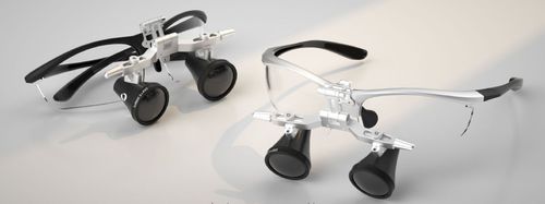 Occhiali binoculari con montatura - Brilliance - Changzhou Sifary Medical Technology - con sistema ribaltabile