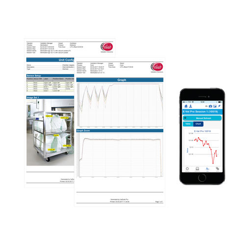 Software di validazione - ValSuite®  - Ellab Validation & Monitoring Solutions - per registratore di temperatura / di analisi / per reportistica