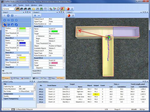 Software di analisi - CinePlex® - Plexon Inc - di registrazione / con sistema di tracciatura / da ricerca
