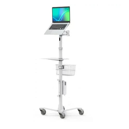 Carrello informatico per tablet - Universal IT Mount Medical Rolling Cart - IT Mount Rise Free - Maclocks / Compulocks - sicuro