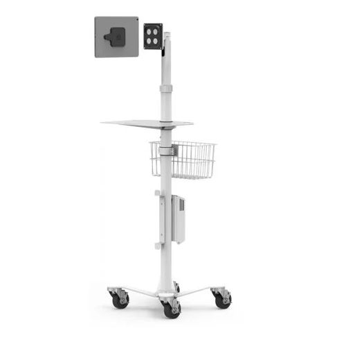 Carrello informatico per tablet - Magnetic Rolling Kiosk - Rise Freedom Magnetix - Maclocks / Compulocks - sicuro