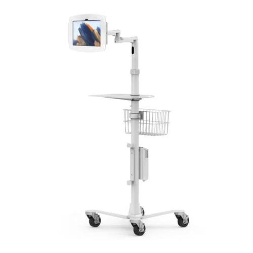 Carrello informatico per tablet - Galaxy Tab A8/A9+ Extended Medical Rolling Cart - Maclocks / Compulocks - sicuro