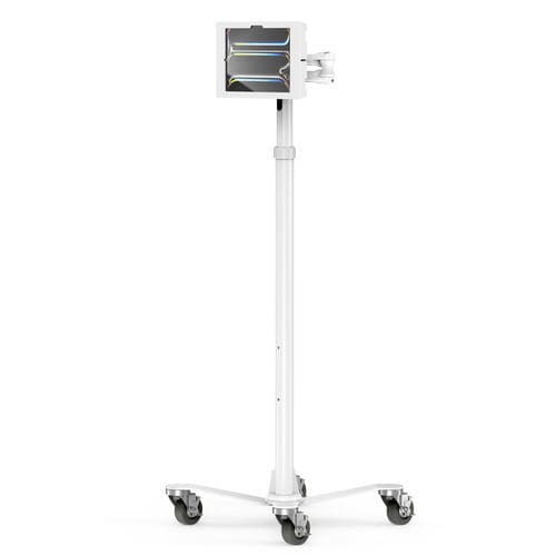 Braccio di supporto articolato - iPad Pro M4/iPad Air M2 2024 Medical Rolling Cart Extended  - Maclocks / Compulocks - ad altezza regolabile / inclinabile / estensibili